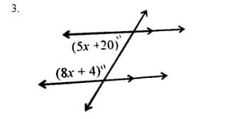 3.
(5x +20)
(8x + 4)",
