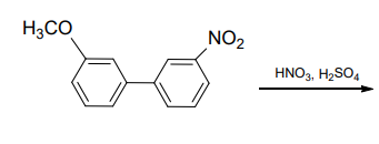 H3CO
NO₂
HNO3, H₂SO4