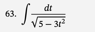 63.
dt
15
5- 3t²