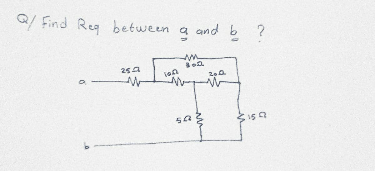 Q/ Find Reg between
9 and
and b
252
