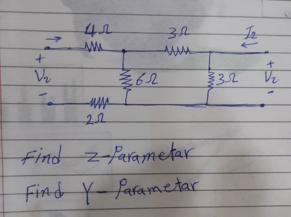 42
->
Vz
352
Vz
Find z-Parametar
Find Y- fafametar
