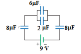 6µF
SµF
2 µF
E8µF
9 V
