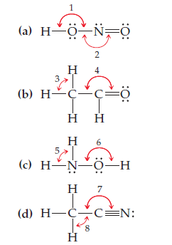 (a) Н—ӧ—N—ӧ
н
(b) н —ҫ—ҫ+б
нн
Н
(с) Н—N—ӧ—н
н 7
(d) Н—С—СEN:
8.
Н
2.
т-Z,
