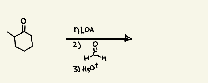 LDA
2) 0
H&H
3) H3O+