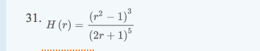 (n² – 1)*
H (r) =
31.
(2г + 1)5
