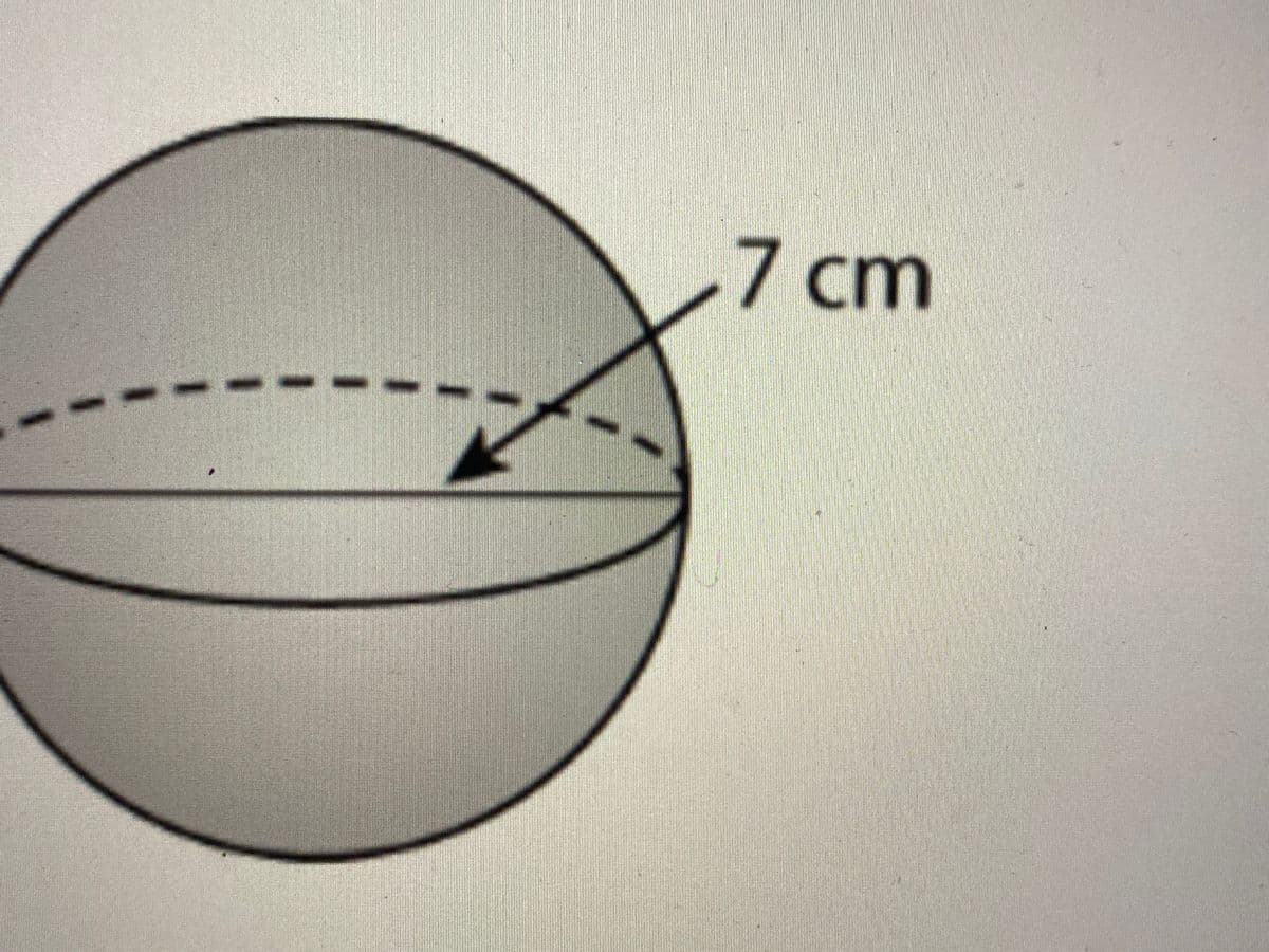 7 cm
