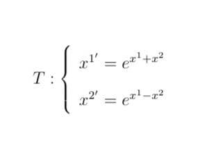 x' = er'+r?
T :
= et-r?
%3D
