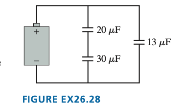 +
20 μF
30 MF
FIGURE EX26.28
:13 μF