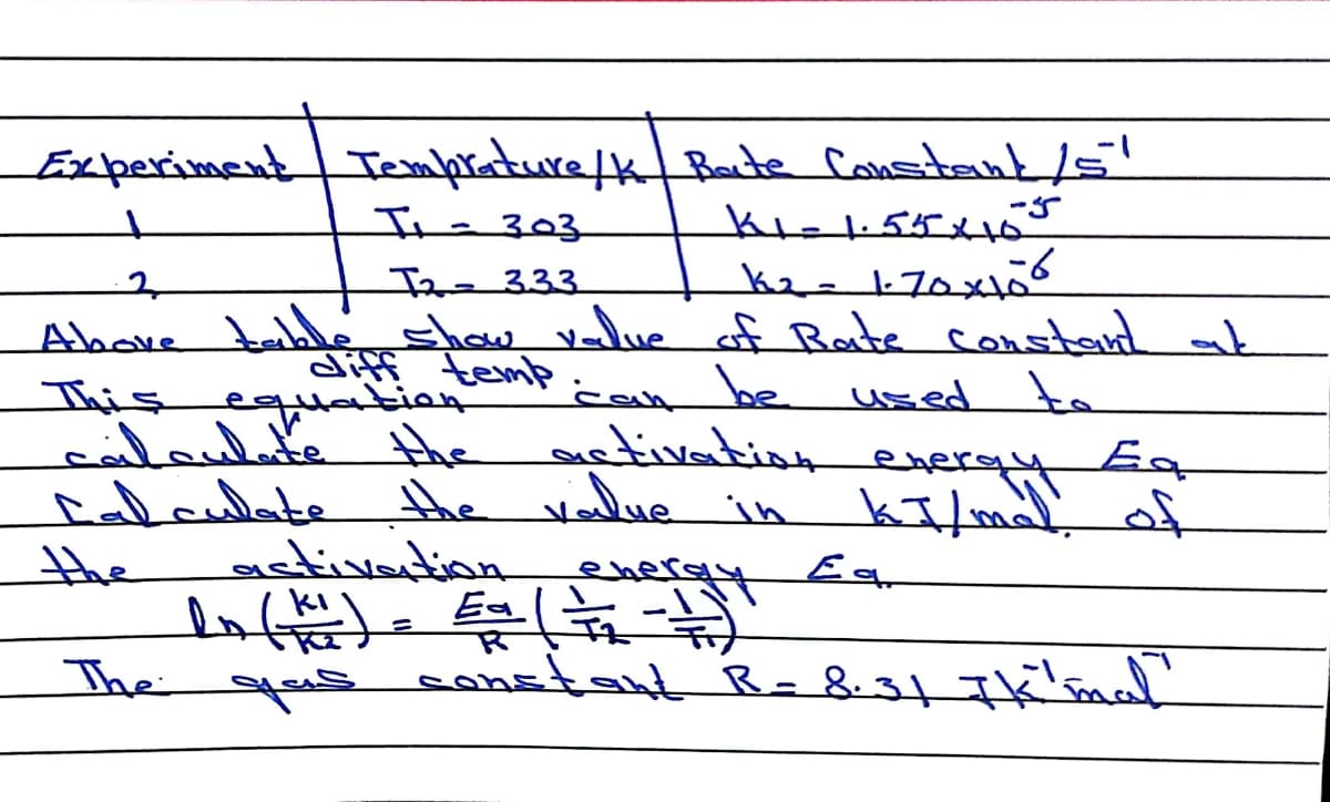 Experiment Temprature/K/
diff temp
Baute Constant/s!
ܩܢܛ
ܟܟܐܐ ܛ 303 - ܢܠ
ܠܺܠܰܫܬ7 ܒk 333 ܒܟܠ
ܐ
ܬܟ ܘܐܠܤ ܐܬ ܕ ܫܟܠܬ
ܦܝܺ
ܘ
ܓܦ ܧܝܧ ܩܬܗܢܬܚ
ܘܠܐ—k ܡ de ܛܛ
ܕܩܢܢܢܦܧܓܥW
ܠܐ . ܠܠܚܩܣ
ܘܬܘܠܝܢܩܠܠ
ܦܧ
ܓܦܠܧܡܧ
ܤܩܛܝܦܙܢܢܤܗ
ܛܓ
ܝ0
ܣܛܠ ܛ3& ܠ ܬܦܬܣܩ ܗ
can be used to
The