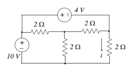 4 V
2Ω
ww
+
2Ω
2Ω
10 V
