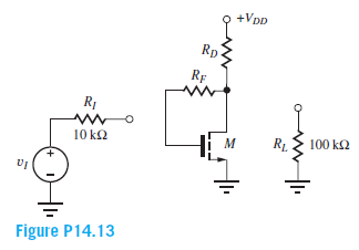 +Vpp
Rp
RF
R1
10 k2
R1
100 k2
Figure P14.13
