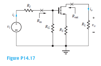 RI
Roa.
RL
Rin
RG
Rs-
Figure P14.17
