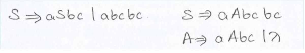 S= asbc labcbc
S ə a Abc bc
As a Abc 1a
