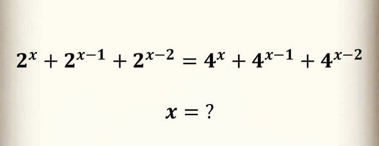 2* + 2*-1 + 2*-2 = 4x + 4*-1 + 4*-2
|
x = ?
