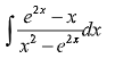 e²x - x
2x
x² - p²x
dx