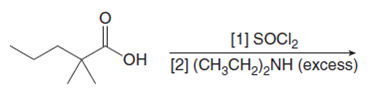 [1] SOCI,
[2] (CH,CH,),NH (excess)
ОН
