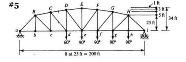 1ft
#5
E
G
3 ftT
5ft
34 ft
25 ft
60
90
90
90
90
8 at 25 ft- 200 ft
