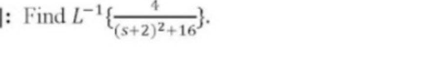 1: Find L¹ (5+2)²+16
L-1