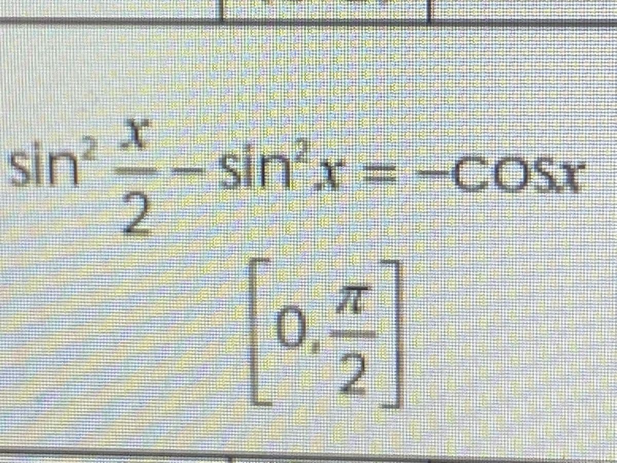 sin'
COST
%3D
k/2
