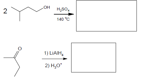 HO
H,SO,
2
140 °C
1) LİAIH,
2) H,0*
