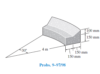 100 mm
150 mm
4 m
30°
150 mm
150 mm
Probs. 9–97/98
