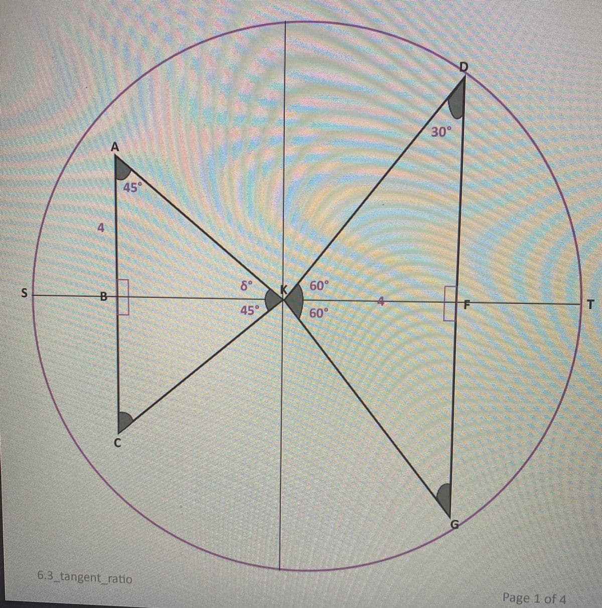 30°
A
45°
6°
60
B-
45°
60°
详
6.3 tangent_ratio
Page 1 of 4
4.
