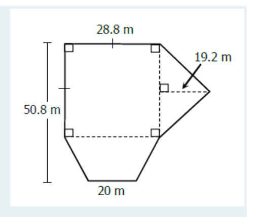 28.8 m
19.2 m
50.8 m
20 m
