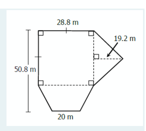 28.8 m
19.2 m
50.8 m
20 m
