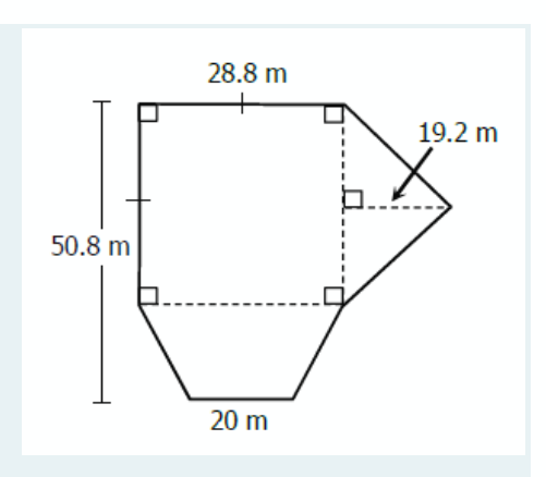 28.8 m
19.2 m
50.8 m
20 m
