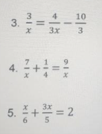 10
3.
3x
6.
4.
5. 증+품
3x
= 2
+
