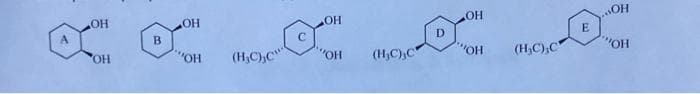 ОН
COH
B
OH
"ОН
(HC) C
OH
ОН
(H,C) C
OH
"ОН
(H,C) C
E
OH
"OH