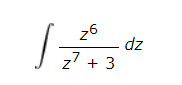 26
dz
z7 + 3
