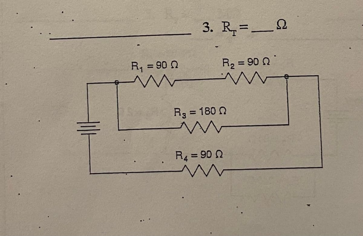 3. R,=2
%3D
R, = 90 0
R2 = 90 N
%3D
%3D
R3 = 180 N
R4 = 90 N
%3D
