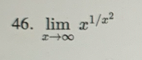 46. lim x/r?
1/22
