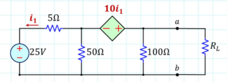 10i1
i 50
a
RL
25V
500
Ž1000
b
