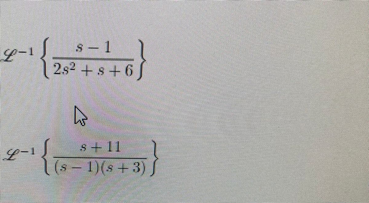 9-1
2s² – s – 6
A
II
(s — 17s−3)
1)(8+3)