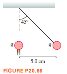 45°
5.0 cm
FIGURE P20.66
