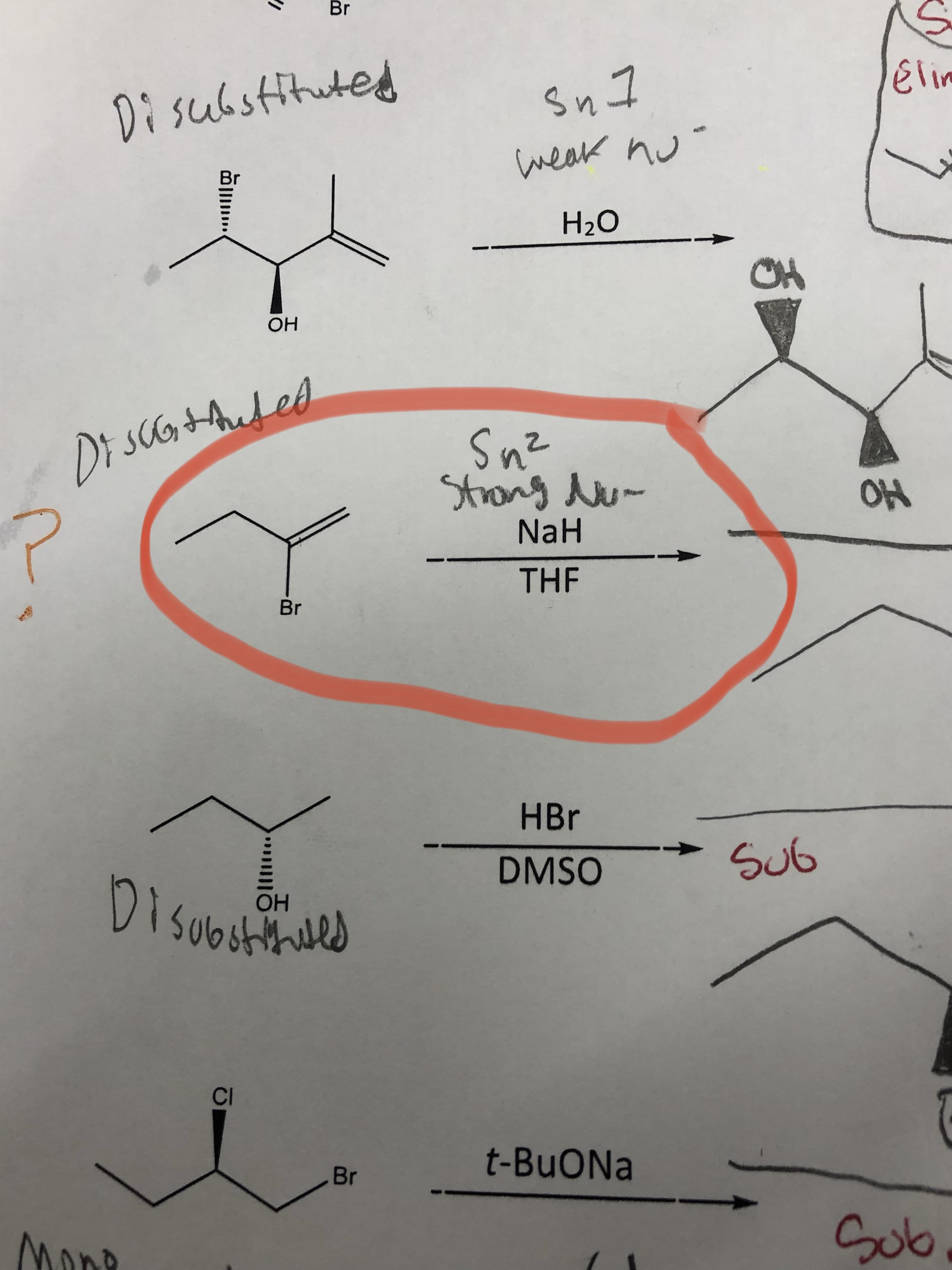 Br
élin
0isulstihuted
meak nu
H20
CA
он
Snz
Di scG+Ated
OWO
NaH
THF
Br
HBr
Su6
DMSO
Disuostinles
CI
t-BuONa
Br
nd
