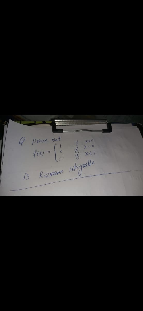 4 prove that
X70
is Riomonn
