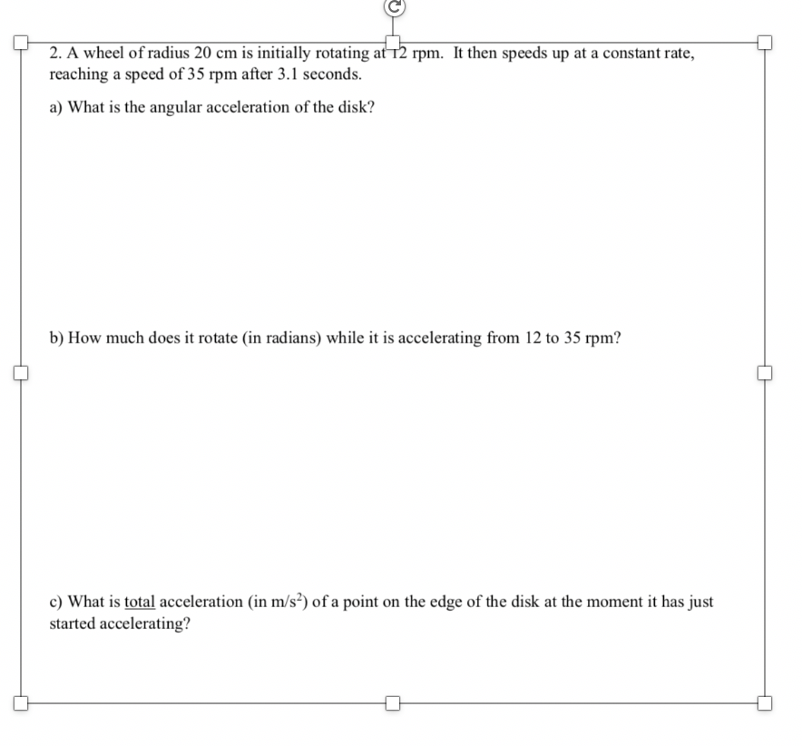 the angular acceleration of the disk?
