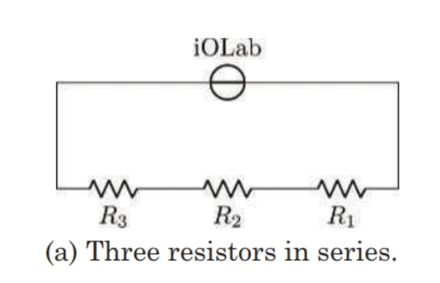 iOLab
R3
R2
R1
(a) Three resistors in series.
