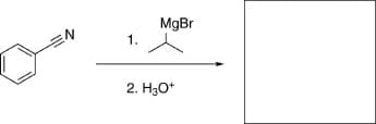 N
MgBr
1.
2. H3O+