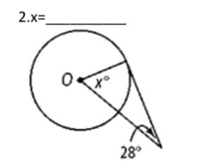 2.x=
28°
