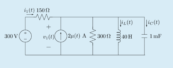 i1(t) 150N
lic(t)
+
vi(t)( 1 )2µ(t)
1 mF
300 V
300 2
40 Н
