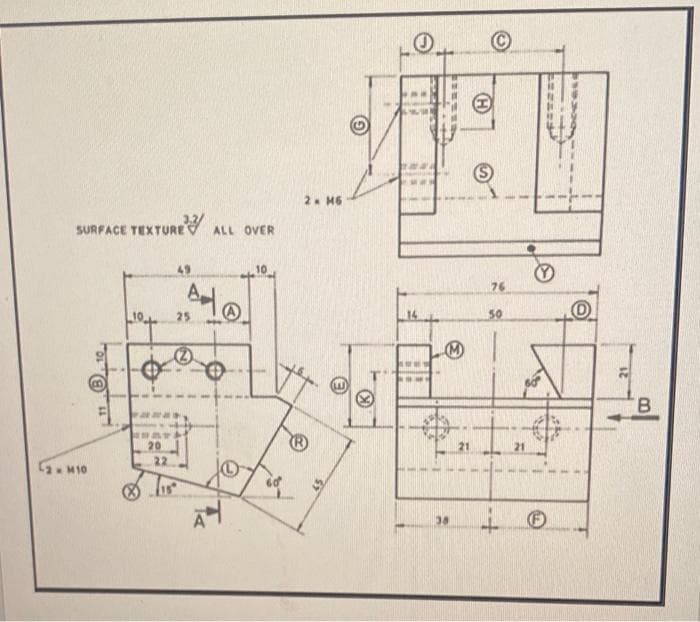 2. M6
SURFACE TEXTURE ALL OVER
49
10
76
10
25
50
B.
20
22
21
21
M10
38
