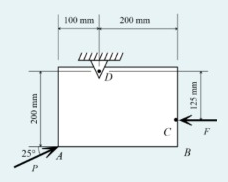 100 mm
200 mm
D.
C
F
25 A
B
P
200 mm
125 mm
