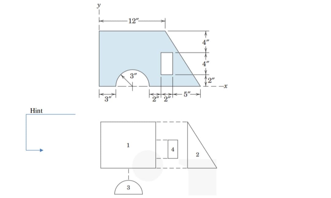 12"-
3"
5".
Hint
1
4
