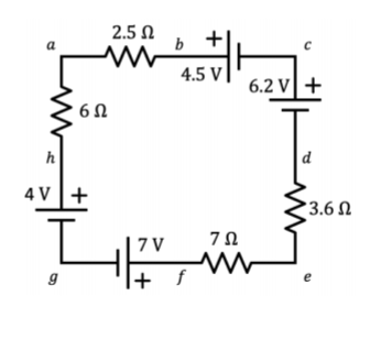 2.5 N
b +
a
4.5 V
6.2 V+
h
d
4 V+
3.6 N
7V
I+ f
e
