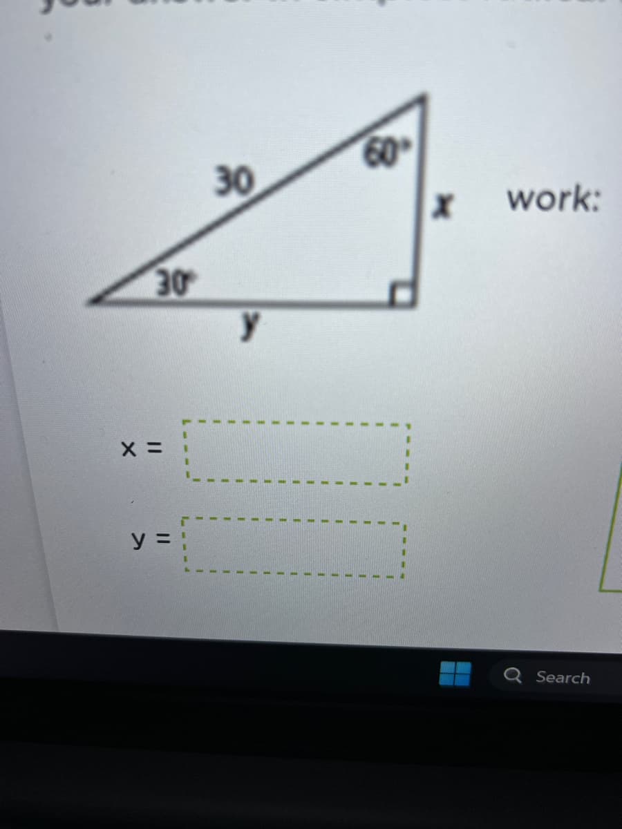 30
X =
y =
30
T
1
1
E
L
60
x
work:
Search