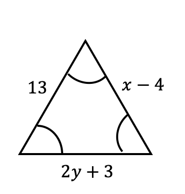 13
2y+3
x - 4